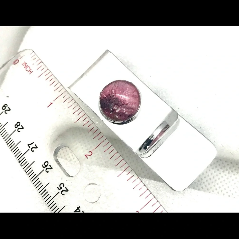 Handmade money clip silver plated